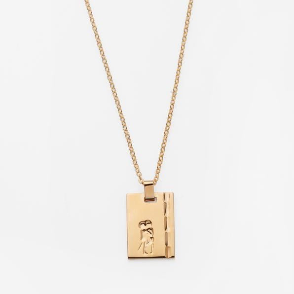 Gemini Gold Star Sign Necklace