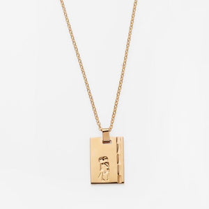 Gemini Gold Star Sign Necklace