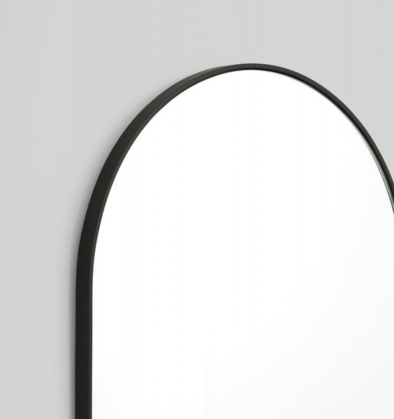 Bjorn Arch Mirror Black 55cm