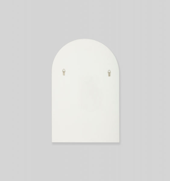 Bjorn Arch Mirror Bright White 55cm