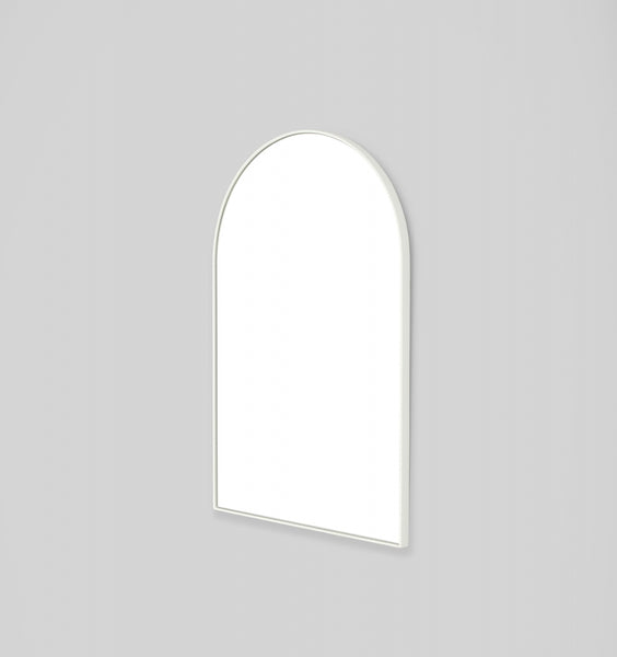 Bjorn Arch Mirror Bright White 55cm
