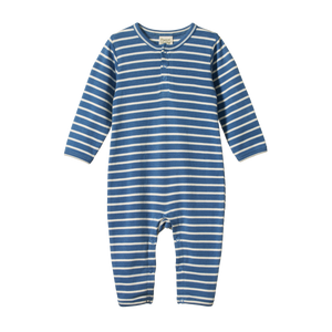 Henley Pyjama Suit Indigo Sailor Stripe