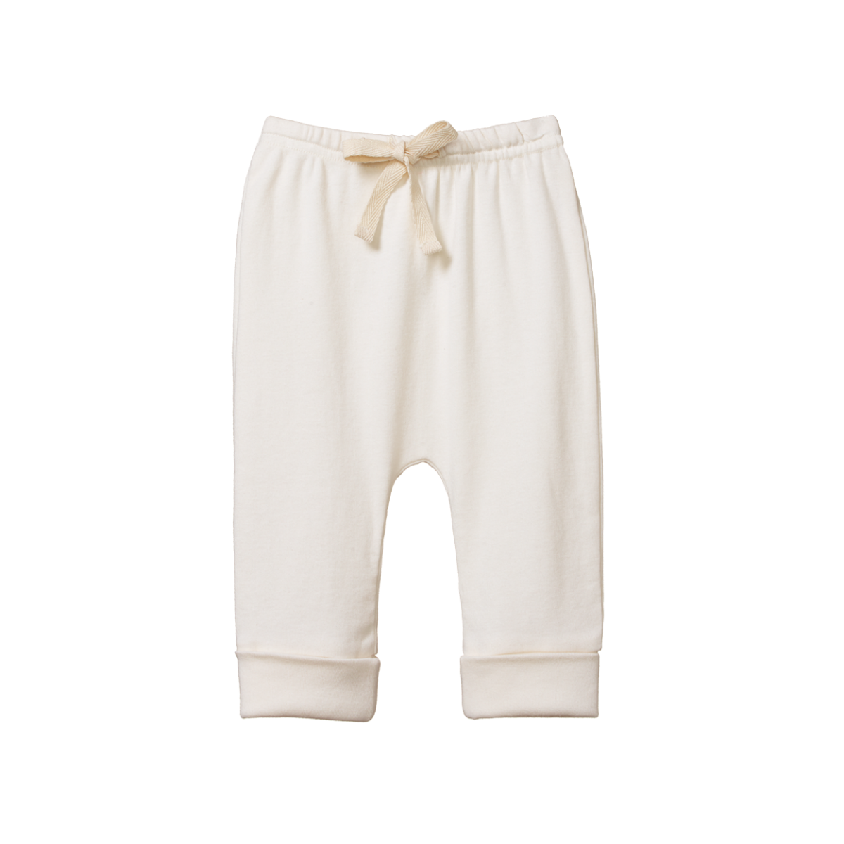 Cotton Drawstring Pants Natural