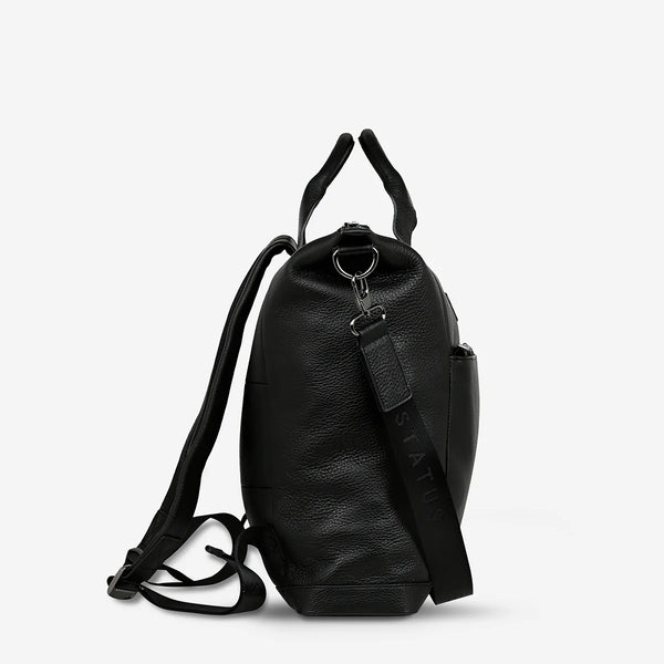 Comes in Waves Baby Bag Black