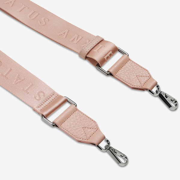 Without You Webbed Strap Dusty Pink
