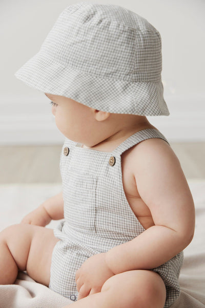 Gingham Bucket Hat Sky